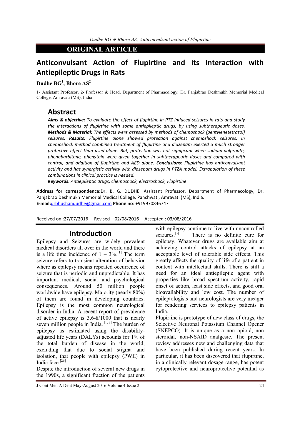 Anticonvulsant Action of Flupirtine and Its Interaction with Antiepileptic Drugs in Rats