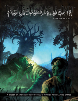 Call of Cthulhu Is a Trademark of Chaosium Inc