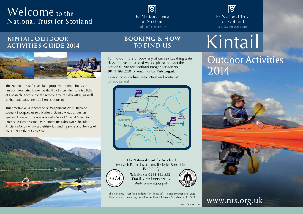 Kintail Outdoor Guide 2014
