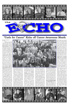 2008 Volume 12 Issue 7 “Curls for Cancer” Kicks Off Cancer Awareness Month
