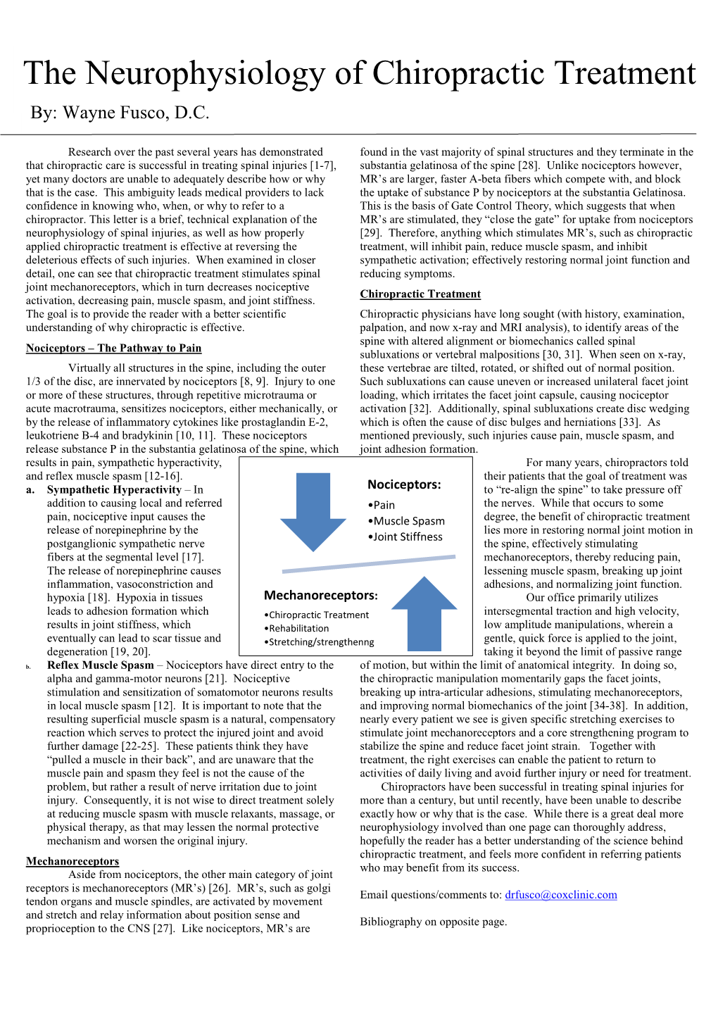 Chiropractic Neurophysiology