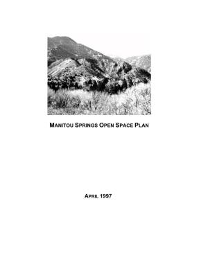 Manitou Springs Open Space Plan (PDF)