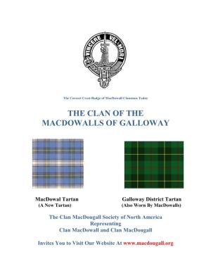 The Clan Macdougall Society of North America Representing Clan Macdowall and Clan Macdougall