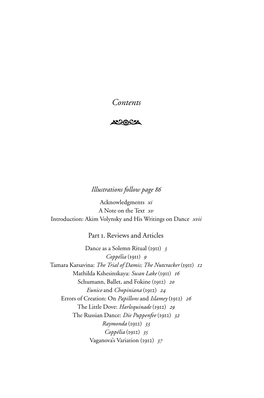 Table of Contents