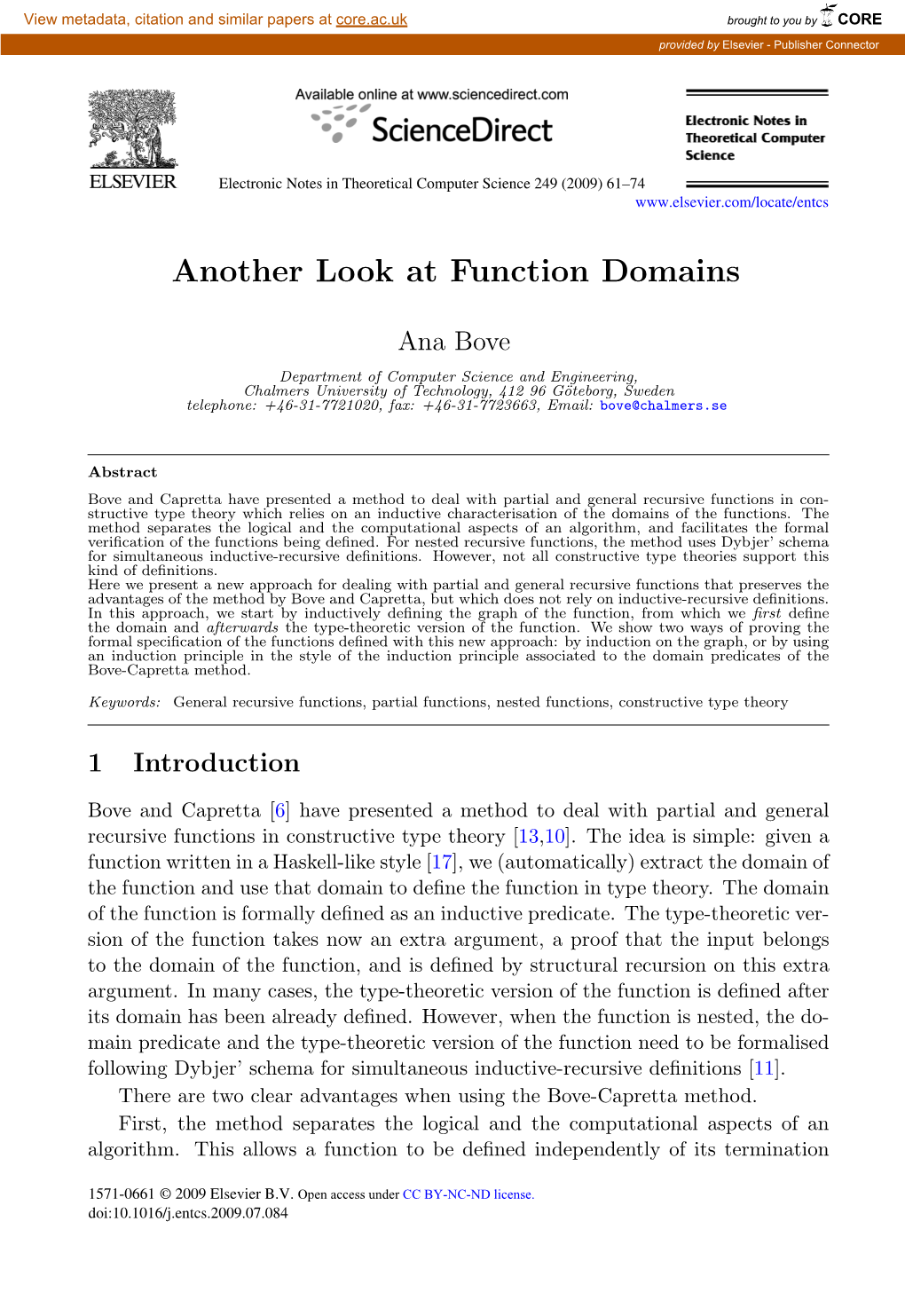 Another Look at Function Domains