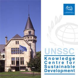 The UNSSC Knowledge Centre for Sustainable Development