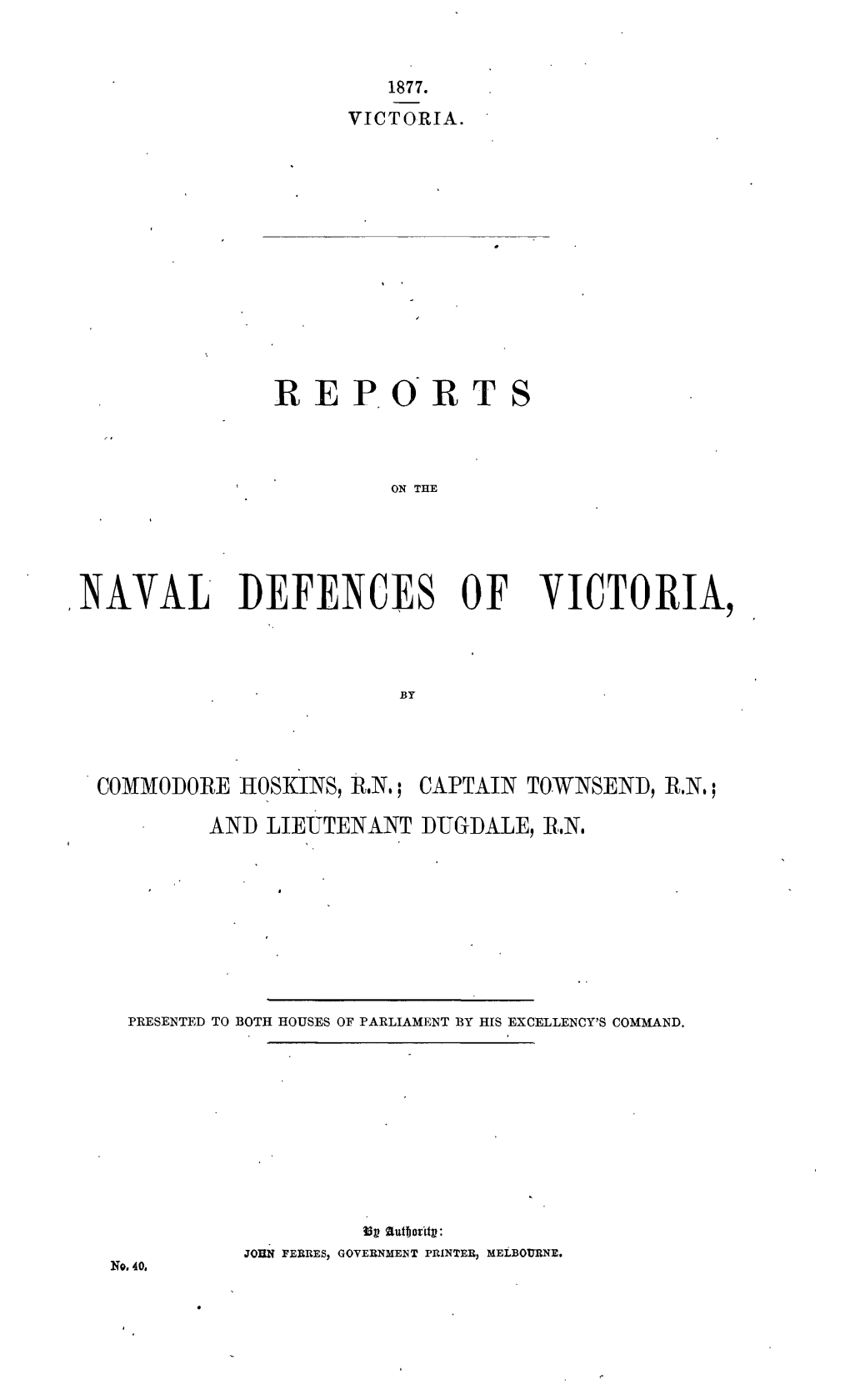 Naval' Defences of Victoria