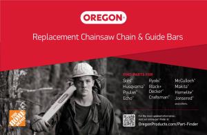 Replacement Chainsaw Chain & Guide Bars