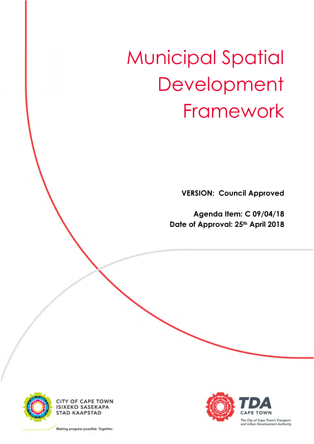 Municipal Spatial Development Framework Review 2017