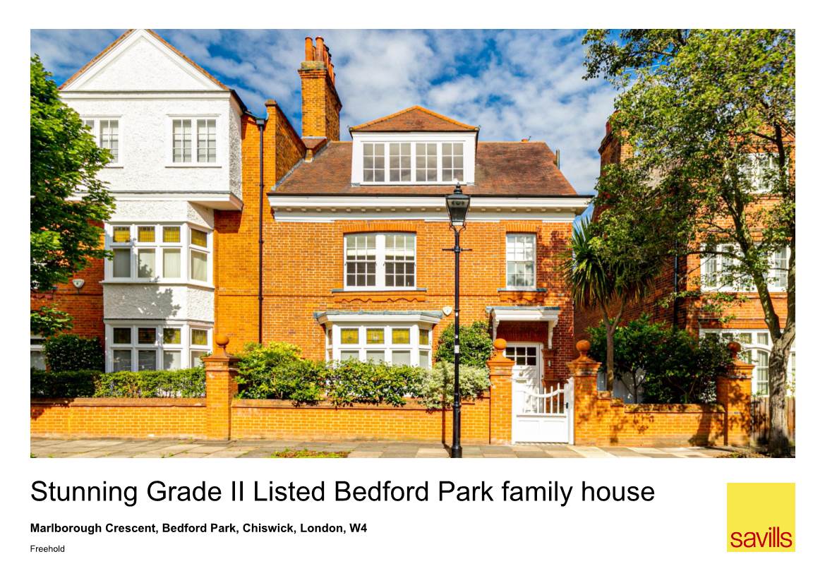 Stunning Grade II Listed Bedford Park Family House