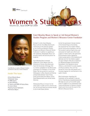 Women's Studies News