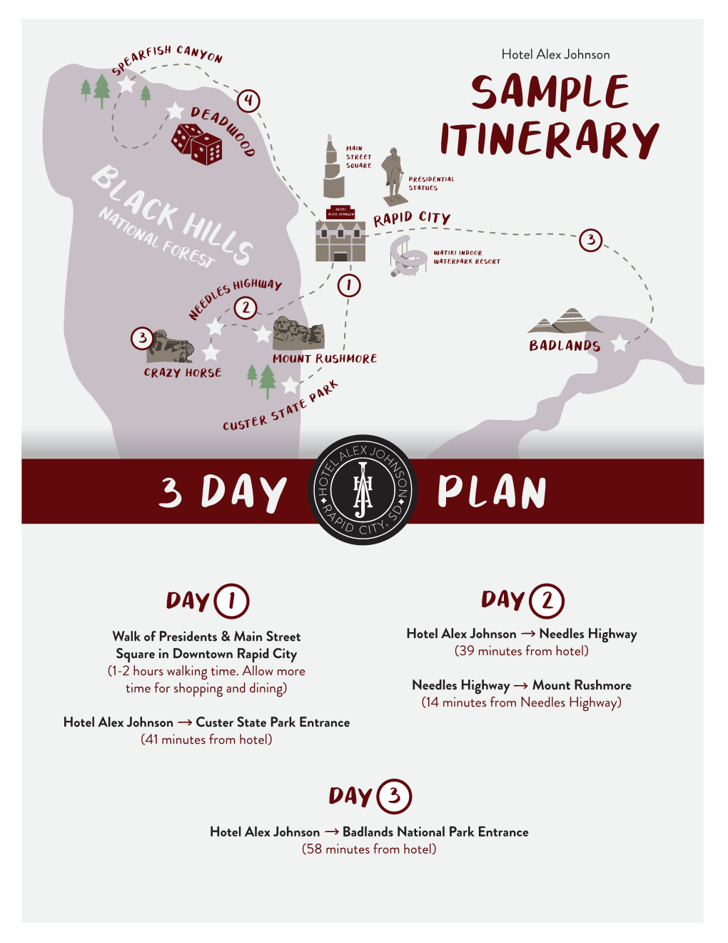 2 Day Plan Sample Itinerary