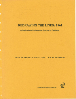 Redrawing the Lines: 1961