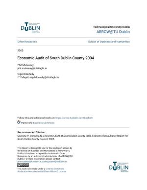 Economic Audit of South Dublin County 2004
