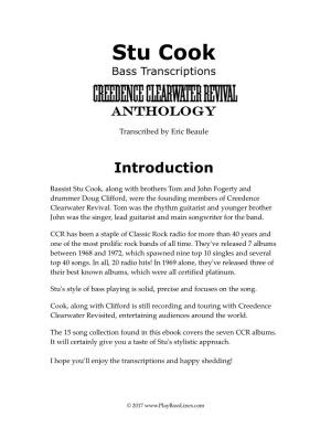 Stu Cook Bass Transcriptions