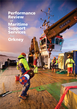 Performance Review Maritime Support Services Orkney