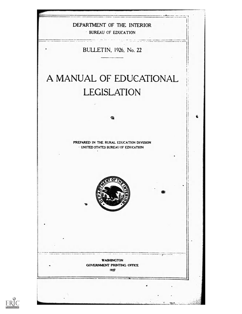 A Manual of Educational