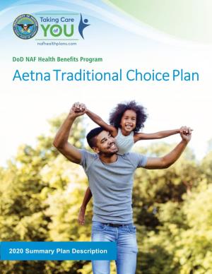 Dod NAF Health Benefits Program Aetna Traditional Choice Plan