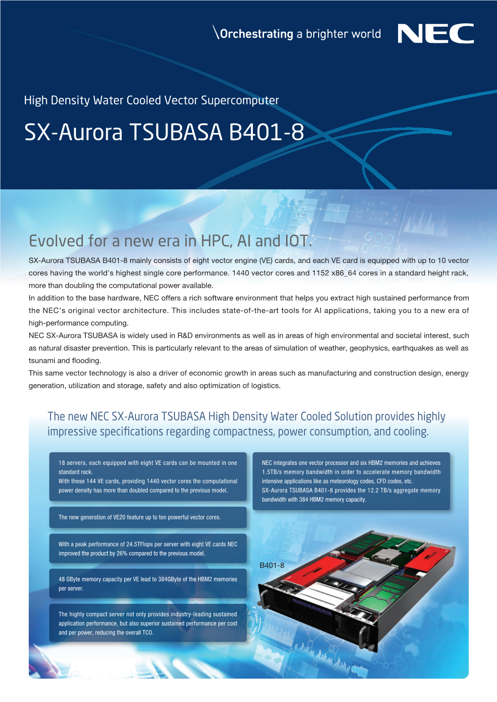 SX-Aurora TSUBASA B401-8