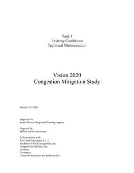 Vision 2020 Congestion Mitigation Study