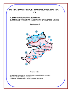 District Survey Report for Nandurbar District For