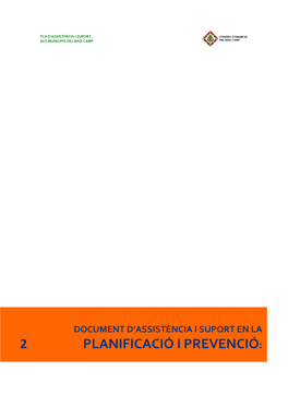 2. Document D'assistència I Suport En La Planificació I Prevenció
