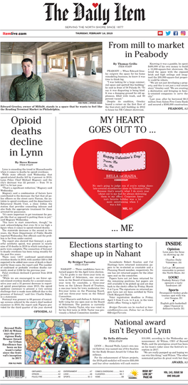 Opioid Deaths Decline in Lynn