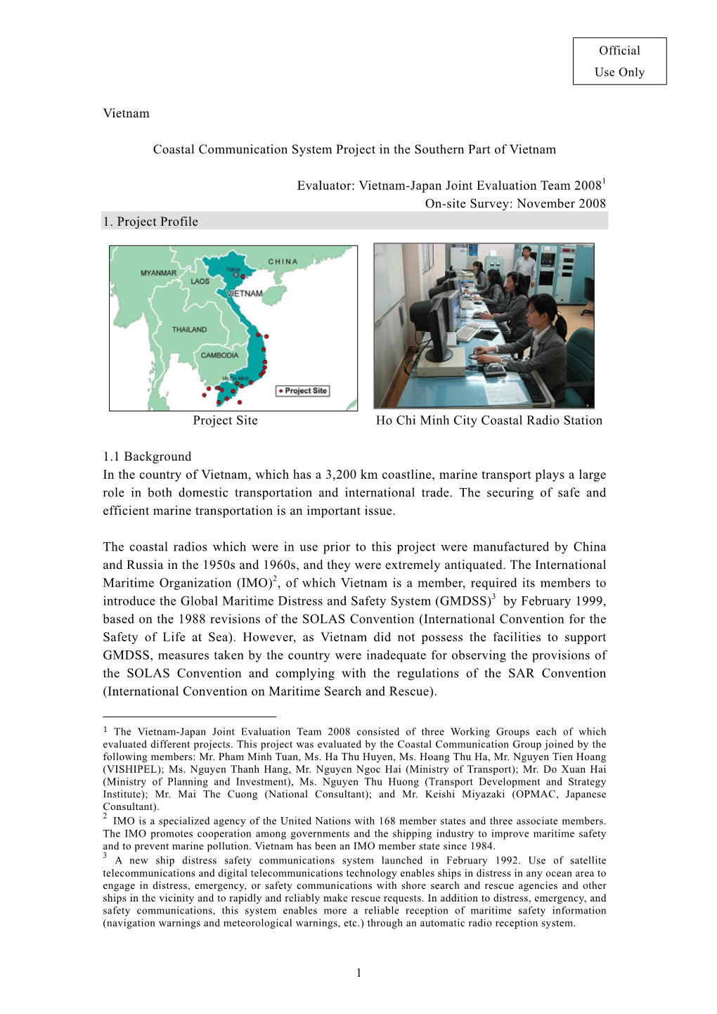 Vietnam Coastal Communication System Project in the Southern Part