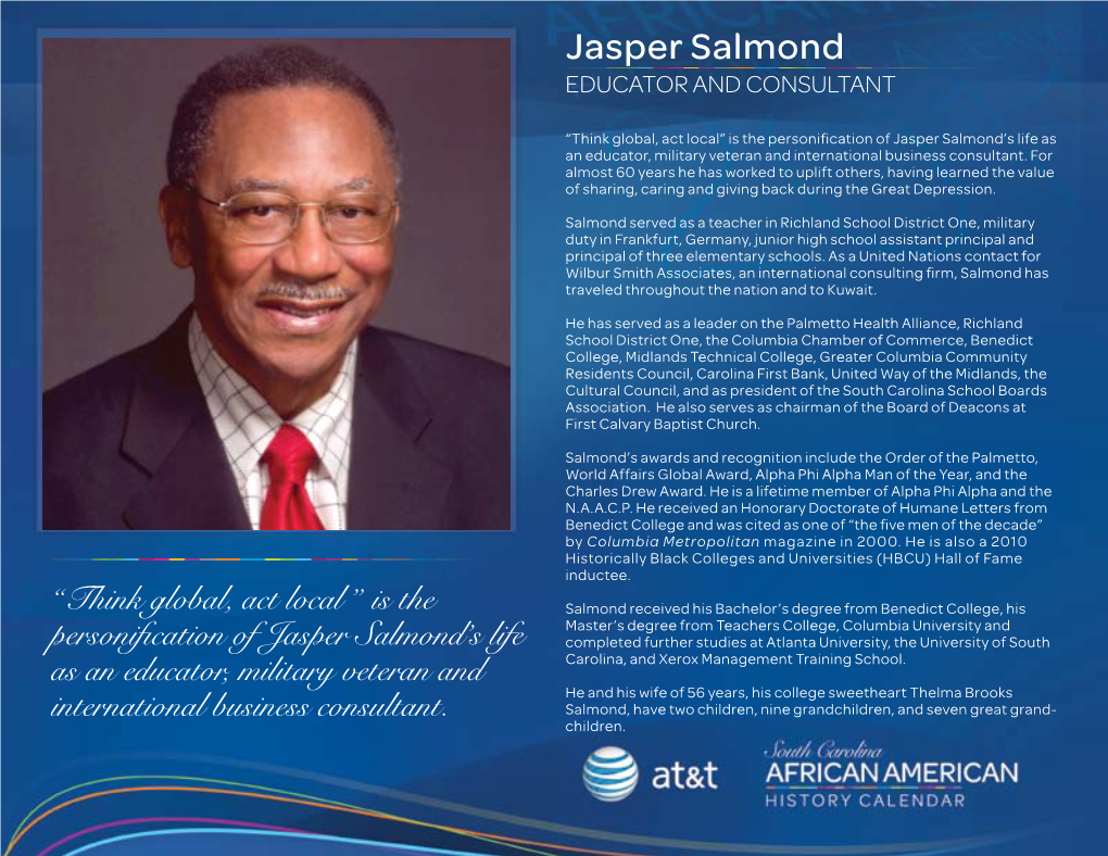 Jasper Salmond Educator and Consultant