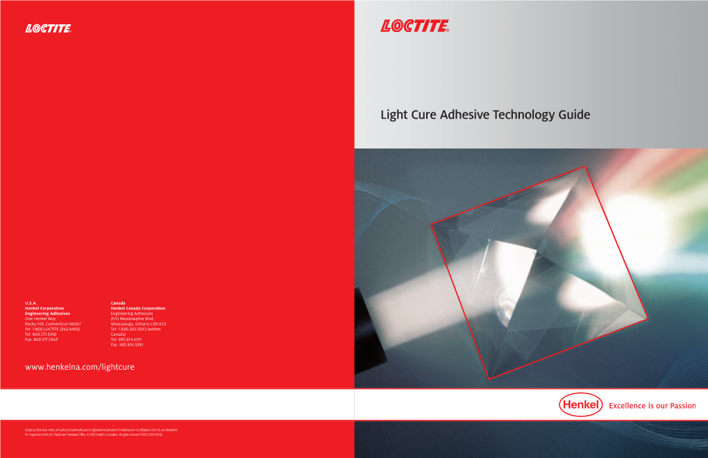Light Cure Adhesive Technology Guide