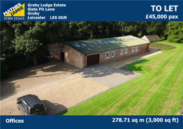 Groby Lodge Estate, Slate Pit Lane, Leicester, LE6 0GN