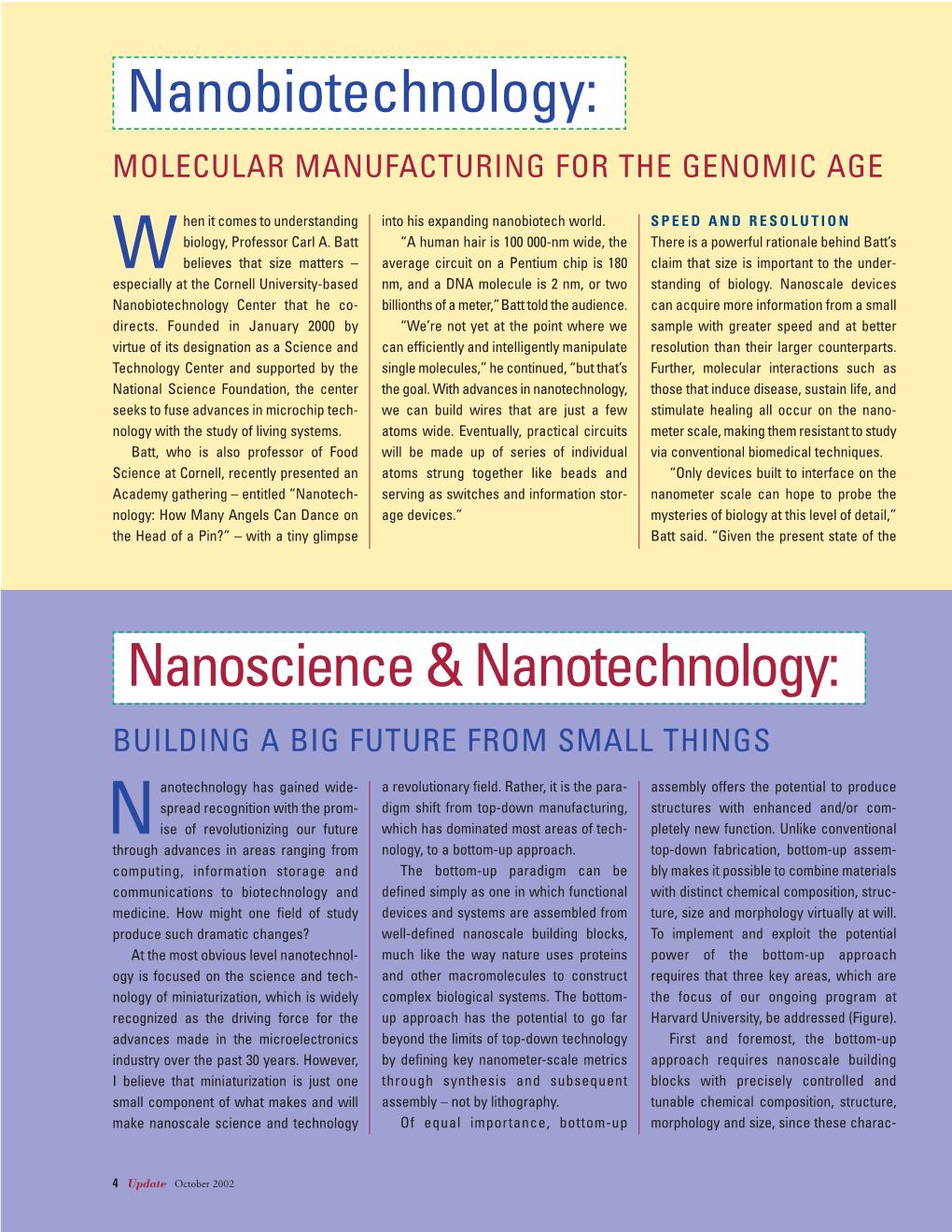Nanobiotechnology: Nanoscience & Nanotechnology