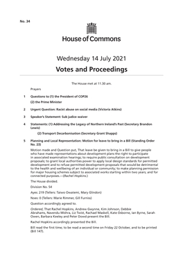 View Votes and Proceedings PDF File 0.03 MB