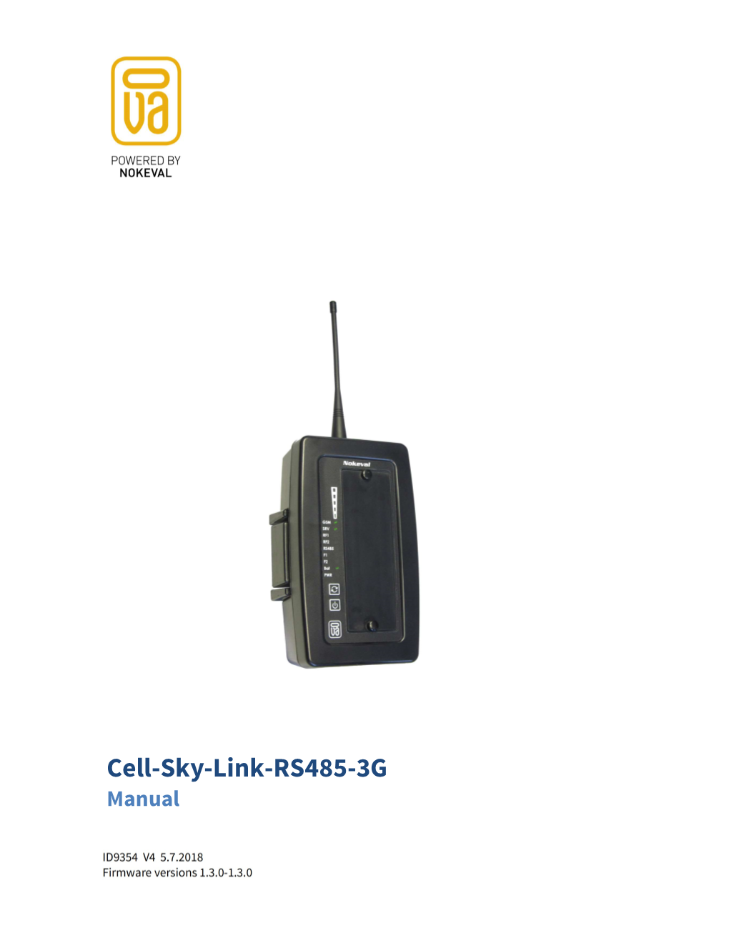 Cell-Sky-Link-RS485-3G Manual