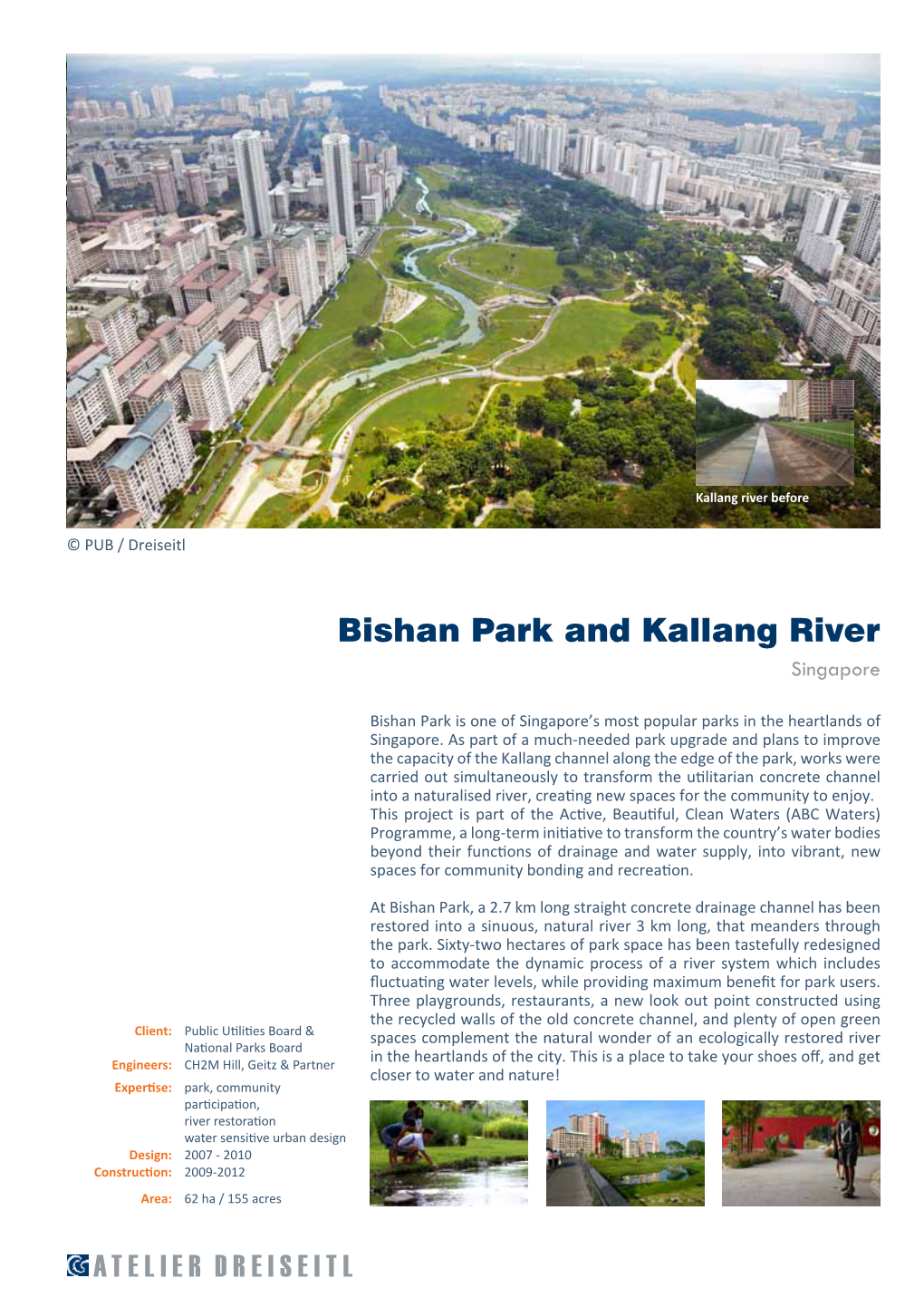 Bishan Park and Kallang River Singapore