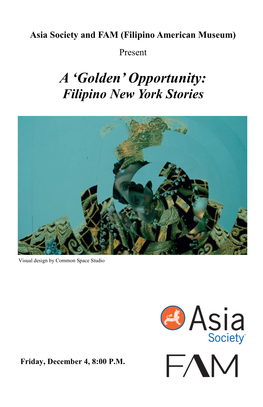 A 'Golden' Opportunity