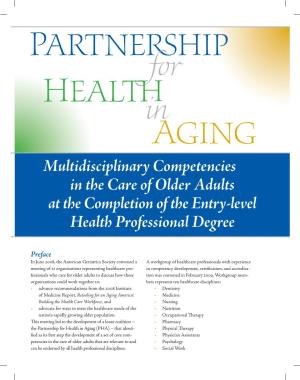 Partnership for Health in Aging