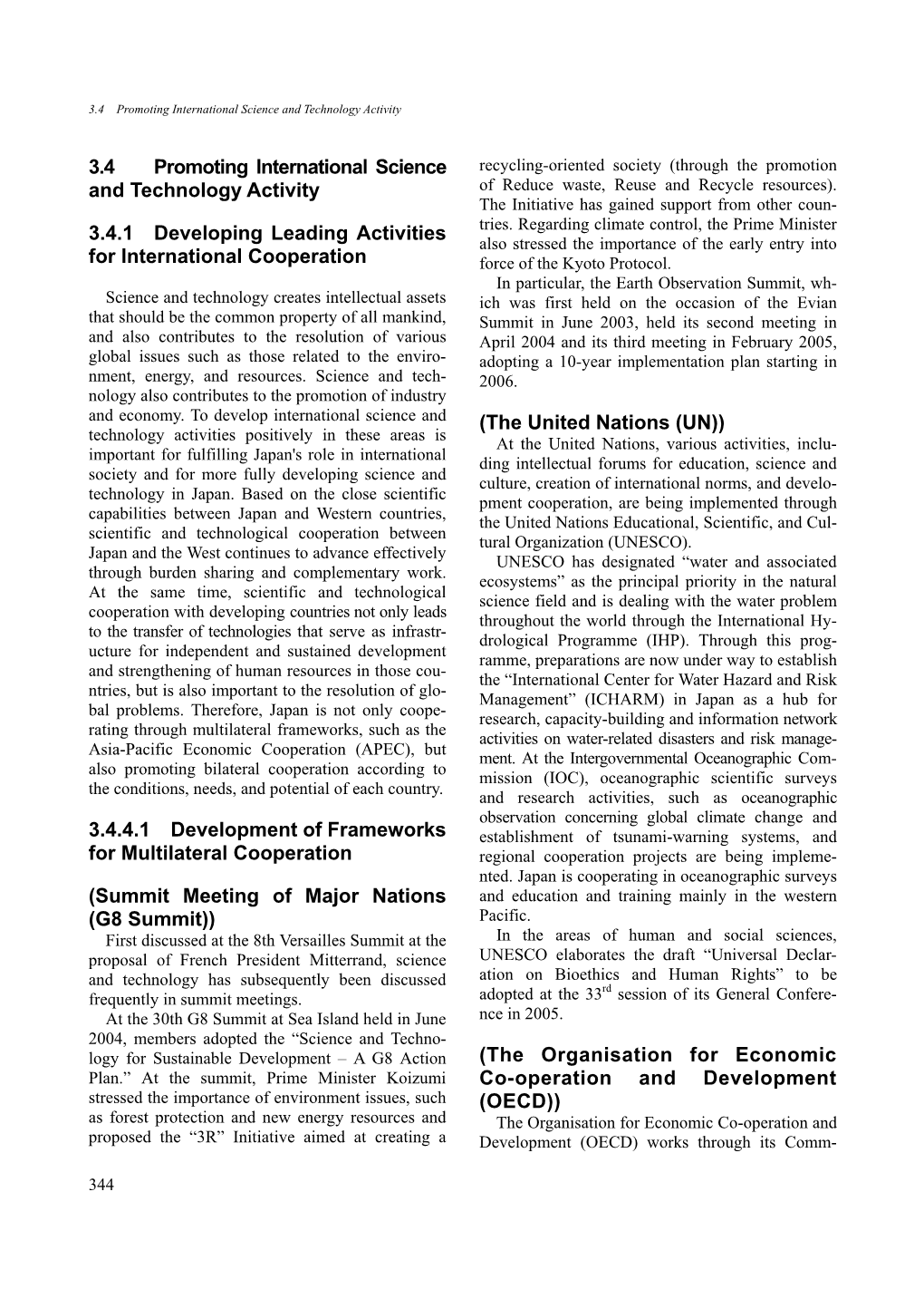 3.4 Promoting International Science and Technology Activity [PDF:312KB]