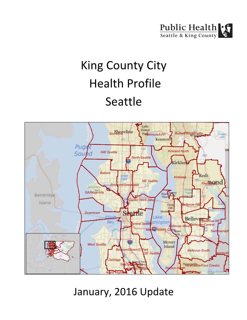 King County City Health Profile Seattle