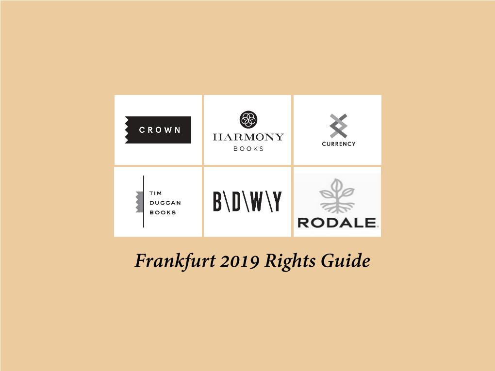 Frankfurt 2019 Rights Guide Foreign Rights Contacts