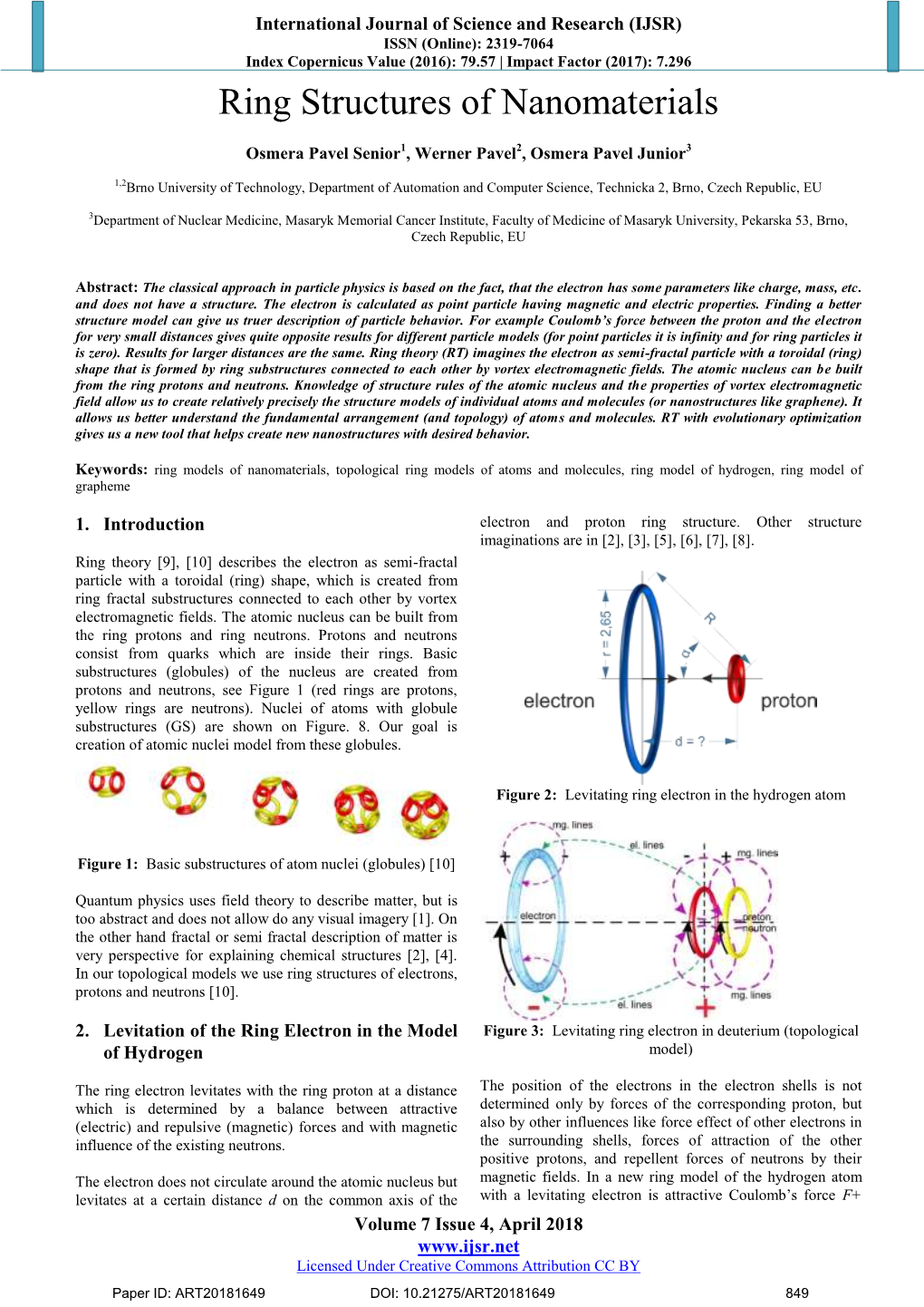 Ring Structures of Nanomaterials