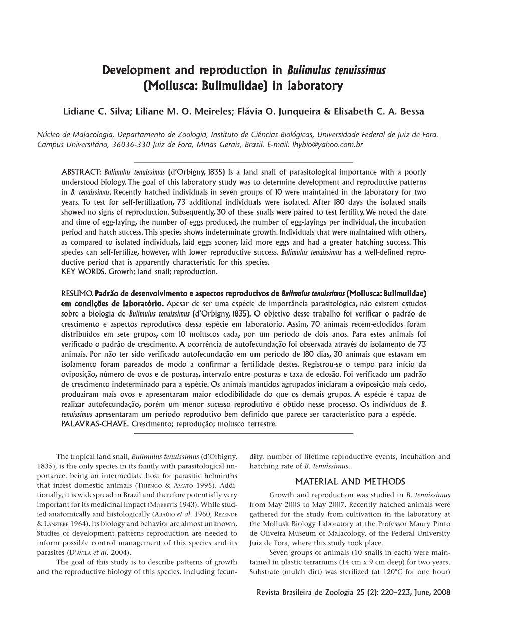 Development and R Elopment and R Elopment and Reproduction In