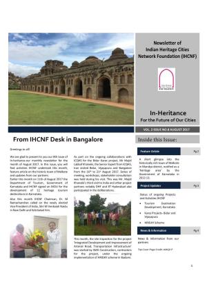 IHCNF Newsletter August 2017