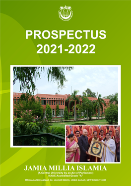 Updated Jamia Millia Islamia Prospectus