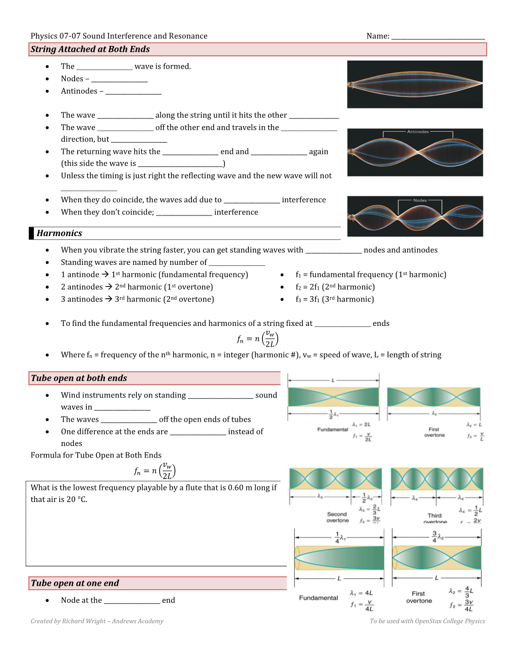 Physics 07-07 Sound Interference and Resonance.Pdf