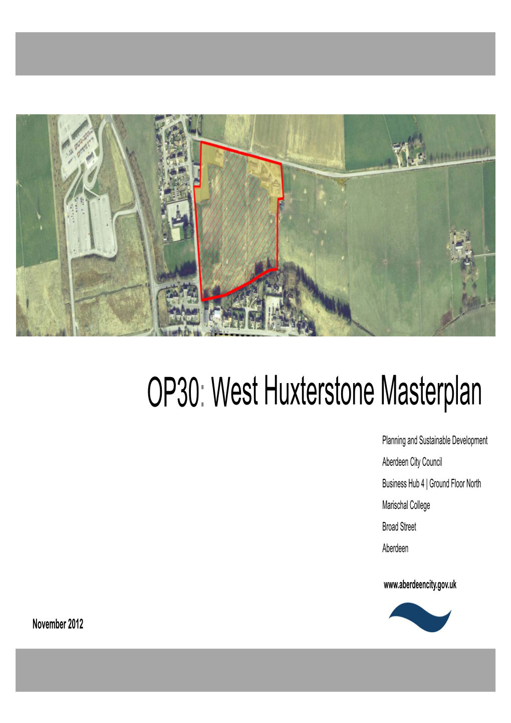 West Huxterstone Masterplan