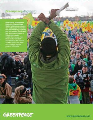 Greenpeacemagazine\\ Spring/Summer 2011