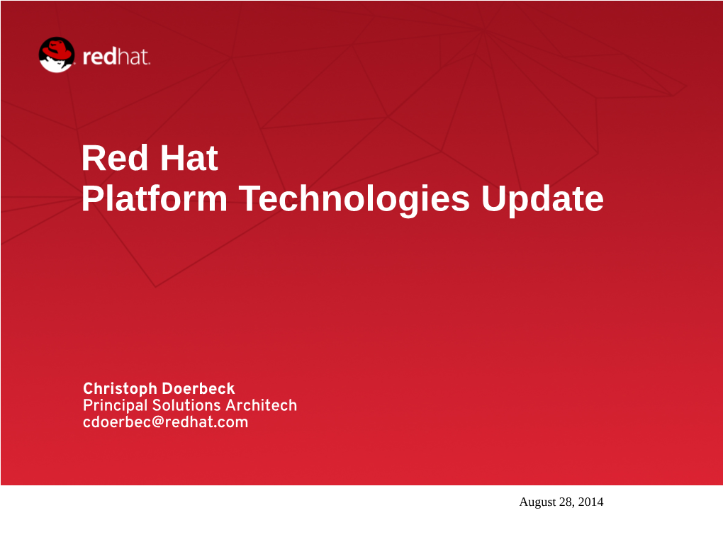 Red Hat Enterprise Linux 4 – End of Maintenance Was March 31, 2012