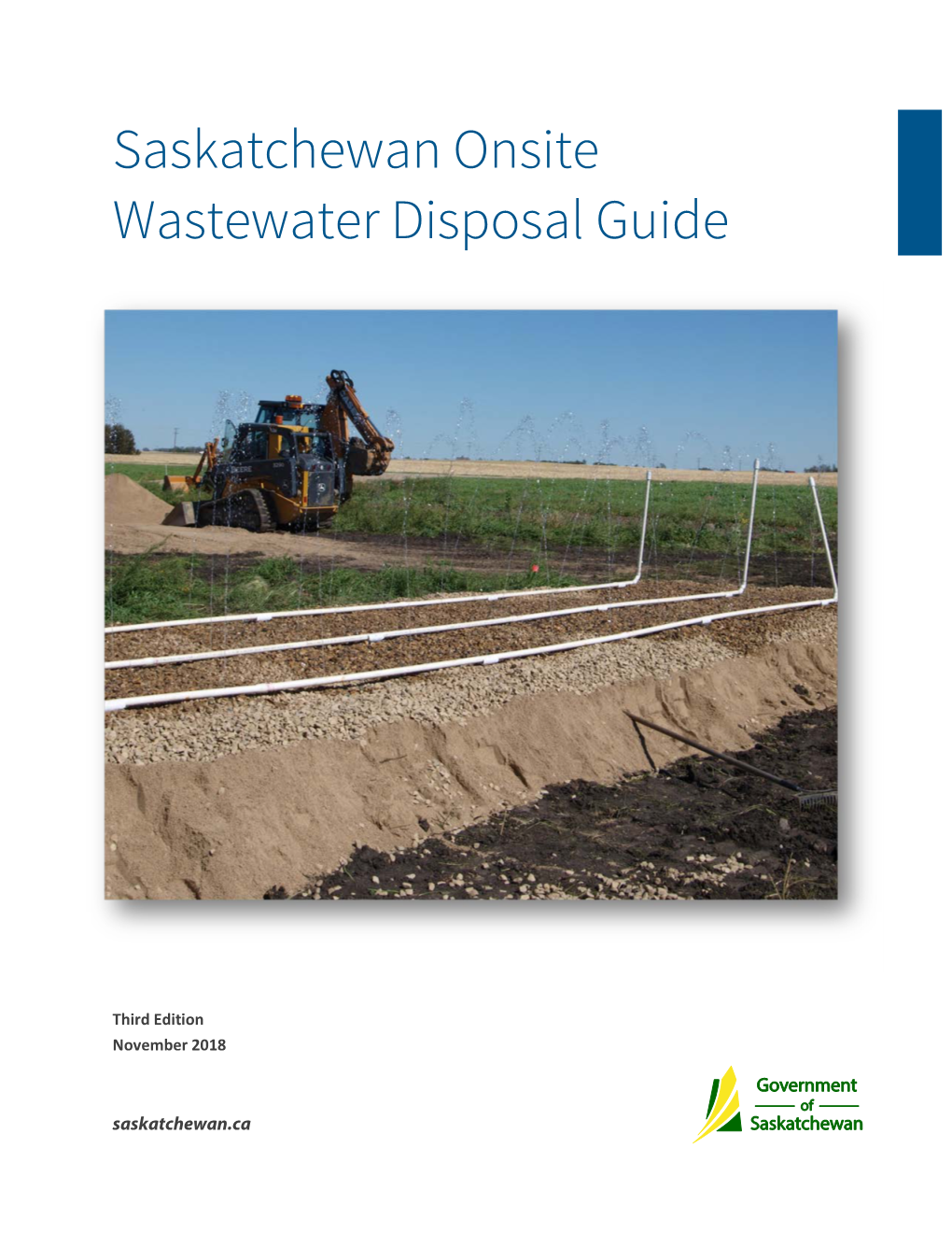 Saskatchewan Onsite Watewater Disposal Guide