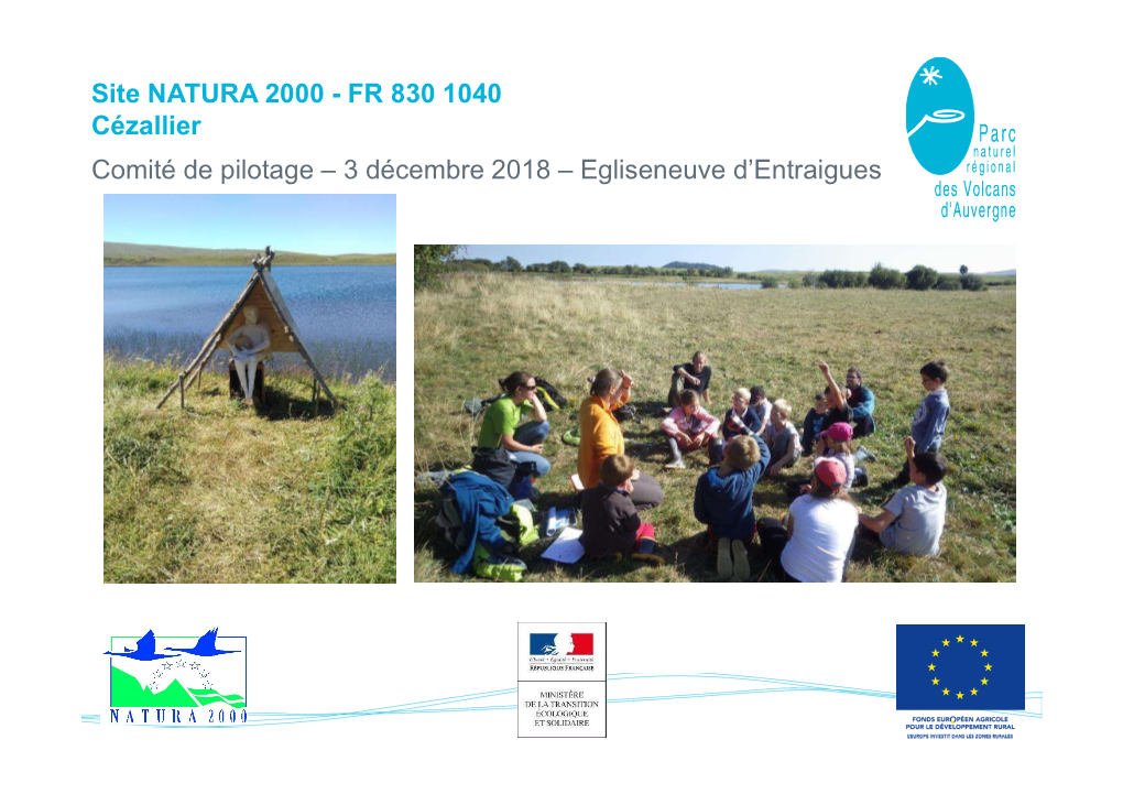 Comité De Pilotage – 3 Décembre 2018 – Egliseneuve D'entraigues